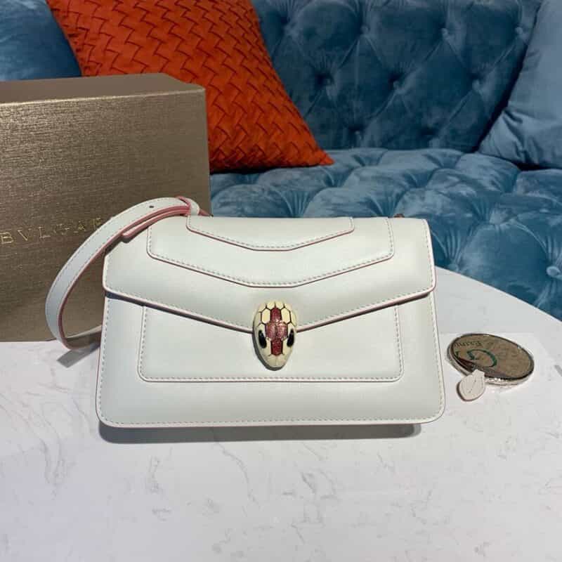 BVLGARI宝格丽进口原单牛皮斜挎包61885