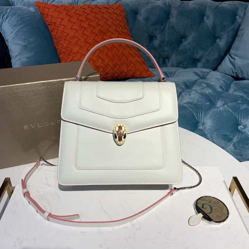 BVLGARI宝格丽进口原单牛皮手提包39779