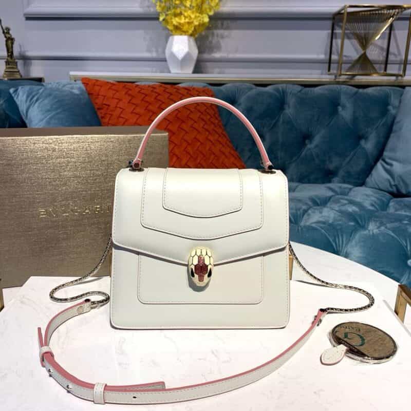 BVLGARI宝格丽进口原单牛皮手提包38329