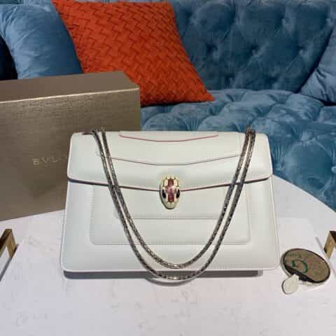 BVLGARI宝格丽进口原单牛皮单肩包38326