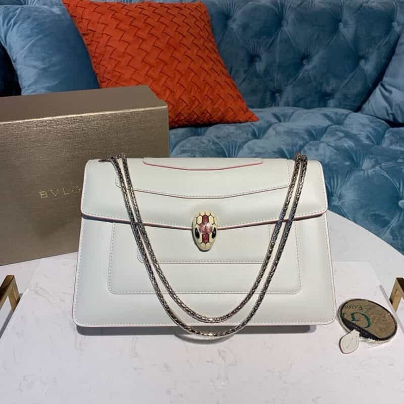 BVLGARI宝格丽进口原单牛皮单肩包38326