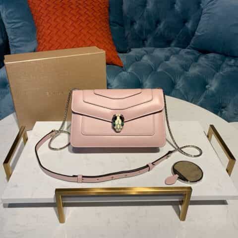 BVLGARI宝格丽进口原单牛皮斜挎包61885