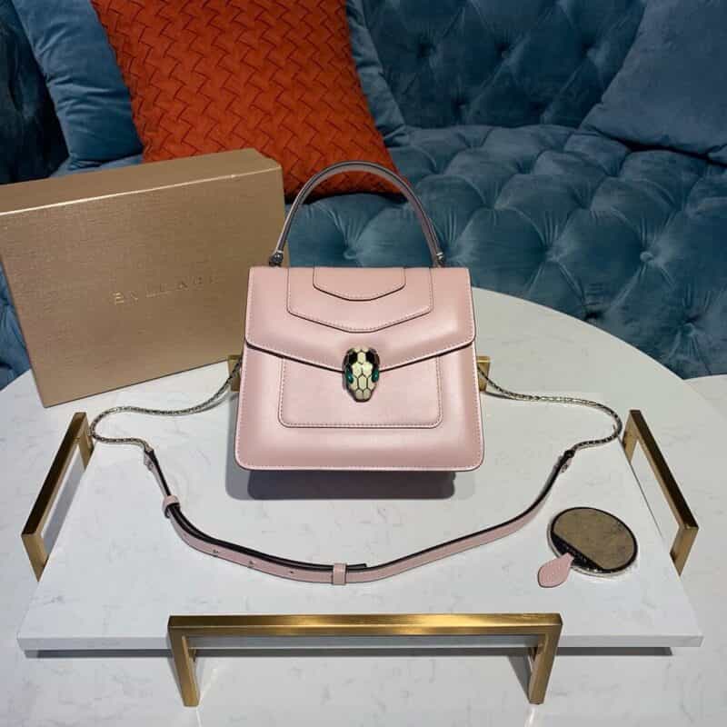 BVLGARI宝格丽进口原单牛皮手提包38329