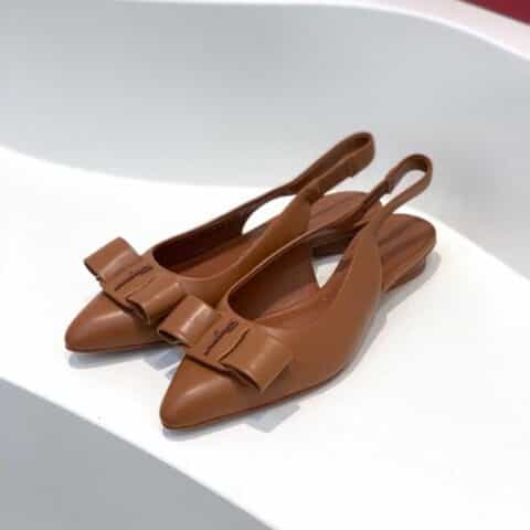 SF salvatore Ferraga*o  菲拉*慕2021新款viva系列后空露跟粗跟凉鞋