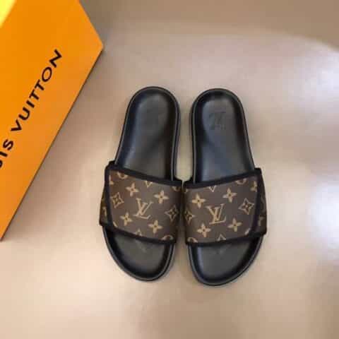 LV/路易威登   经典老花L 牌奢品男士拖鞋