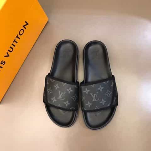 LV/路易威登   经典老花L 牌奢品男士拖鞋