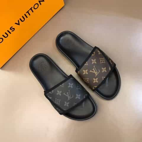 LV/路易威登   经典老花L 牌奢品男士拖鞋