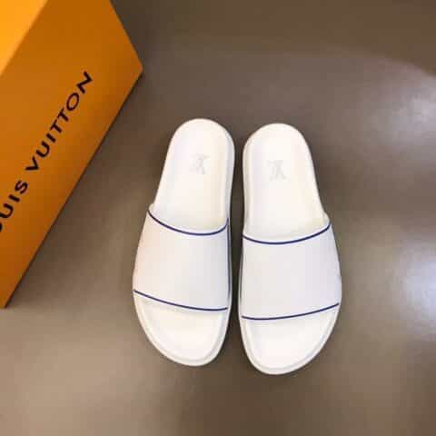 LV/路易威登   头层牛皮材质L奢品Trainer 凉拖鞋