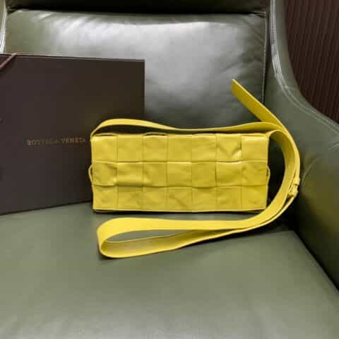 Bottega Veneta葆蝶家 Cassette编织长方包 629068黄