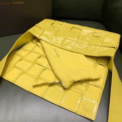 Bottega Veneta葆蝶家 Cassette编织长方包 629068黄