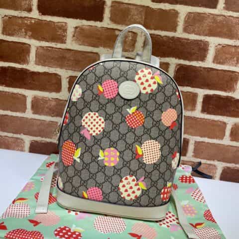 GUCCI古驰心苹果图案小号背包552884