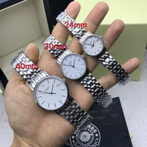 浪琴瑰丽系列石英情侣腕表直径40mm/30mm/24mm浪琴系列-休闲时尚石英腕表