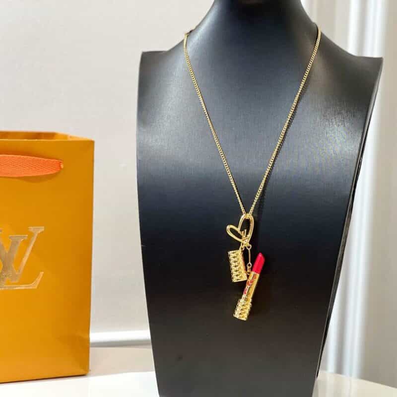 Louis Vuitton 路易威登 lv口红LIPSTICK项链