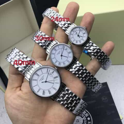 浪琴瑰丽系列石英情侣腕表直径40mm/30mm/24mm浪琴系列-休闲时尚石英腕表