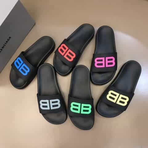 Balenciag* 巴黎.世家  夏季经典款情侣拖鞋