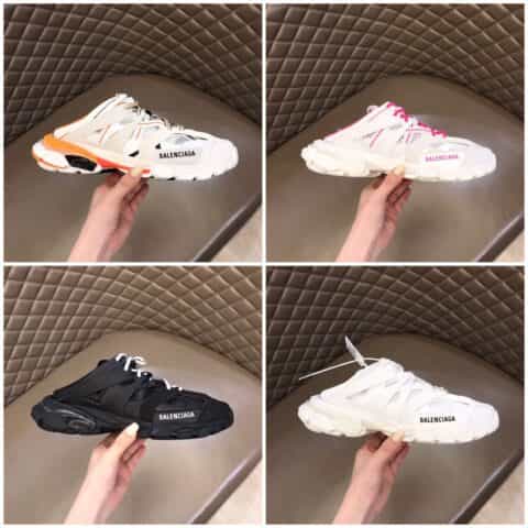 巴黎世家/Balenciaga     鞋面由尼龙和网眼制成情侣款运动鞋