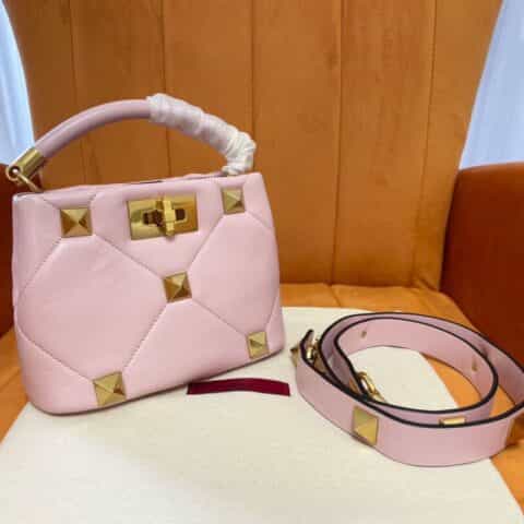 Valentino华伦天奴顶级羊皮大钉系列水桶包0199