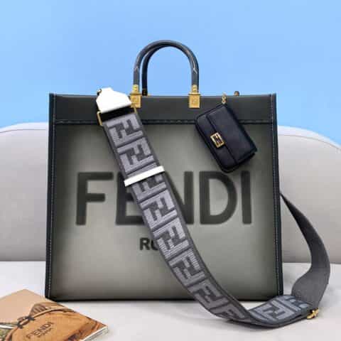 FENDI芬迪进口小牛皮Peekaboo-Tote托特包80009L