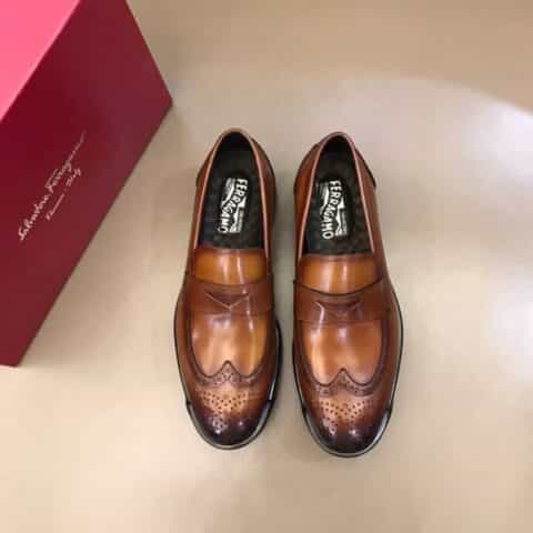 Ferragamo菲拉格慕   2021高端男士精品男士牛津鞋正装鞋