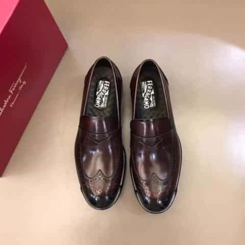 Ferragamo菲拉格慕   2021高端男士精品男士牛津鞋正装鞋