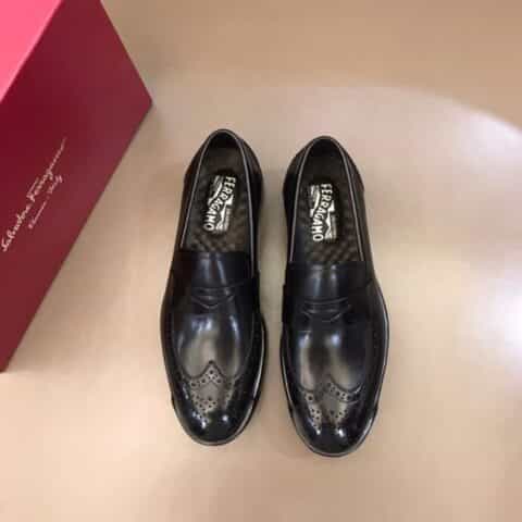 Ferragamo菲拉格慕   2021高端男士精品男士牛津鞋正装鞋