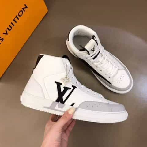 LV/路易威登   头层牛皮七夕限定CHARLIE 男士高帮运动鞋