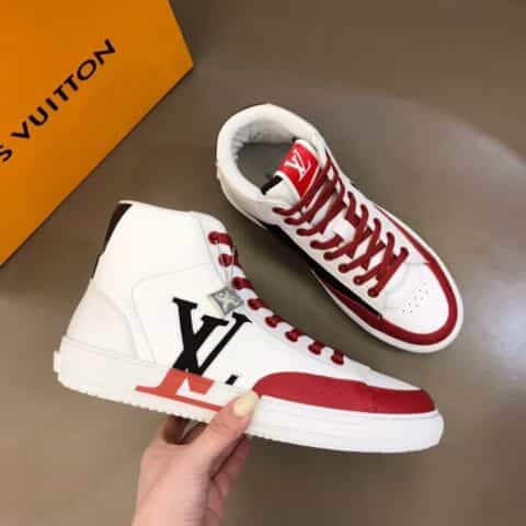 LV/路易威登   头层牛皮七夕限定CHARLIE 男士高帮运动鞋