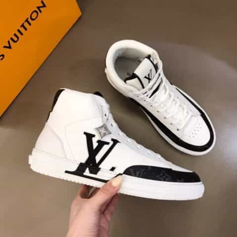 LV/路易威登   头层牛皮七夕限定CHARLIE 男士高帮运动鞋