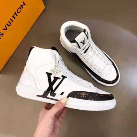 LV/路易威登   头层牛皮七夕限定CHARLIE 男士高帮运动鞋