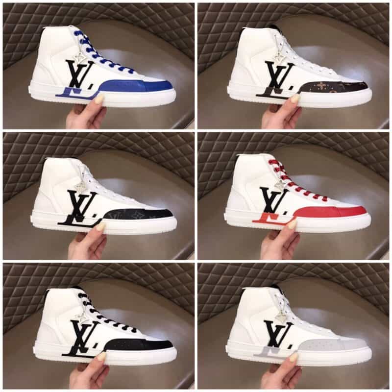 LV/路易威登   头层牛皮七夕限定CHARLIE 男士高帮运动鞋
