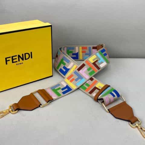 FENDI芬迪FFLogo标志性宽肩带907