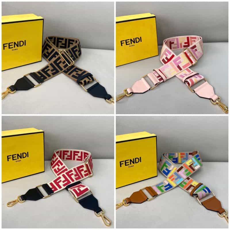 FENDI芬迪FFLogo标志性宽肩带907