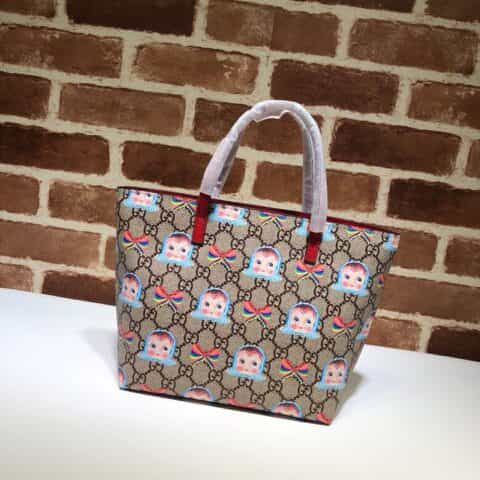 GUCCI古驰小婴儿印花购物袋410812