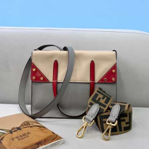 FENDI芬迪小牛皮filp bag手袋303S