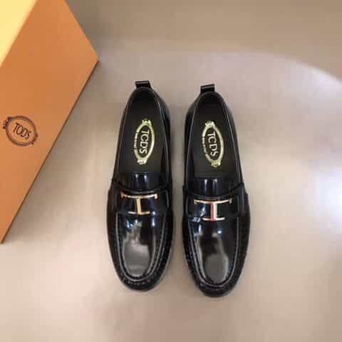 Tod's/托德斯   进口开边珠牛皮新款男士休闲皮鞋