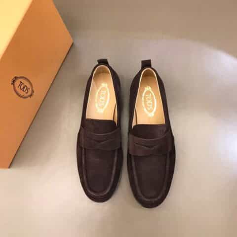Tod's/托德斯   进口开边珠牛皮新款男士休闲皮鞋