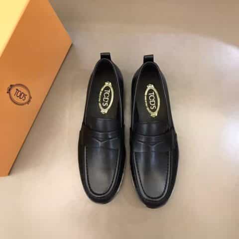 Tod's/托德斯   进口开边珠牛皮新款男士休闲皮鞋