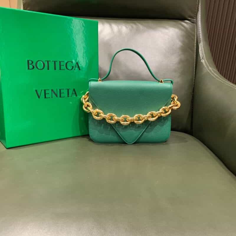 Bottega Veneta Mount Bag 667399荔枝纹丛林绿