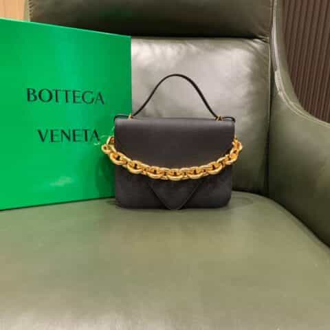 Bottega Veneta Mount Bag 667399荔枝纹黑色