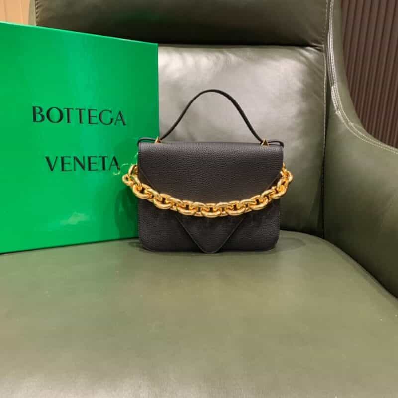 Bottega Veneta Mount Bag 667399荔枝纹黑色