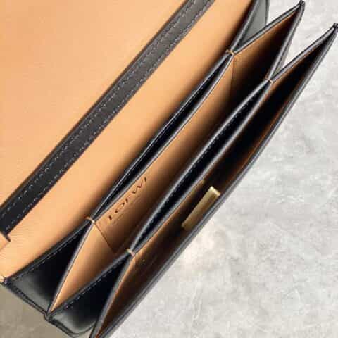 LOEWE罗意威 最新款Goya Bag Mini风琴包 0667黑色
