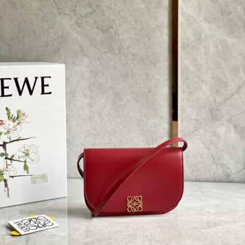 LOEWE罗意威 最新款Goya Bag Mini风琴包 0667红色