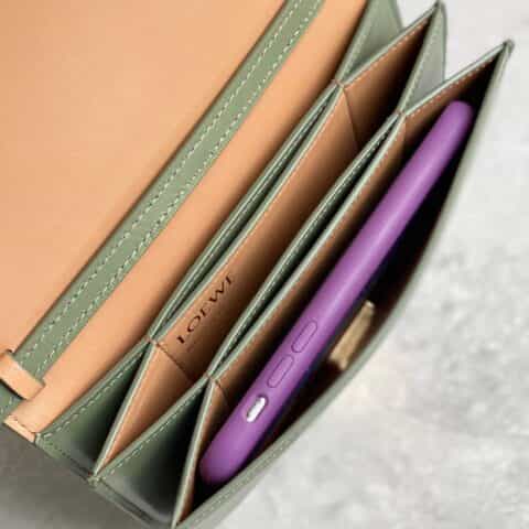 LOEWE罗意威 最新款Goya Bag Mini风琴包 0667牛油果绿