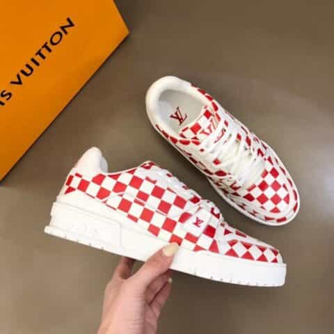 LV/路易威登   2021秋冬新品经典棋盘格Trainer运动鞋