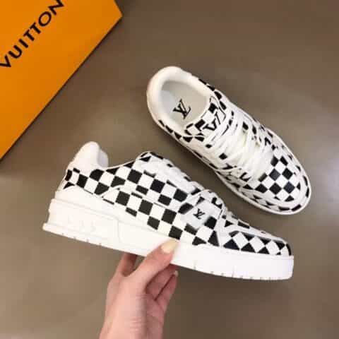 LV/路易威登   2021秋冬新品经典棋盘格Trainer运动鞋