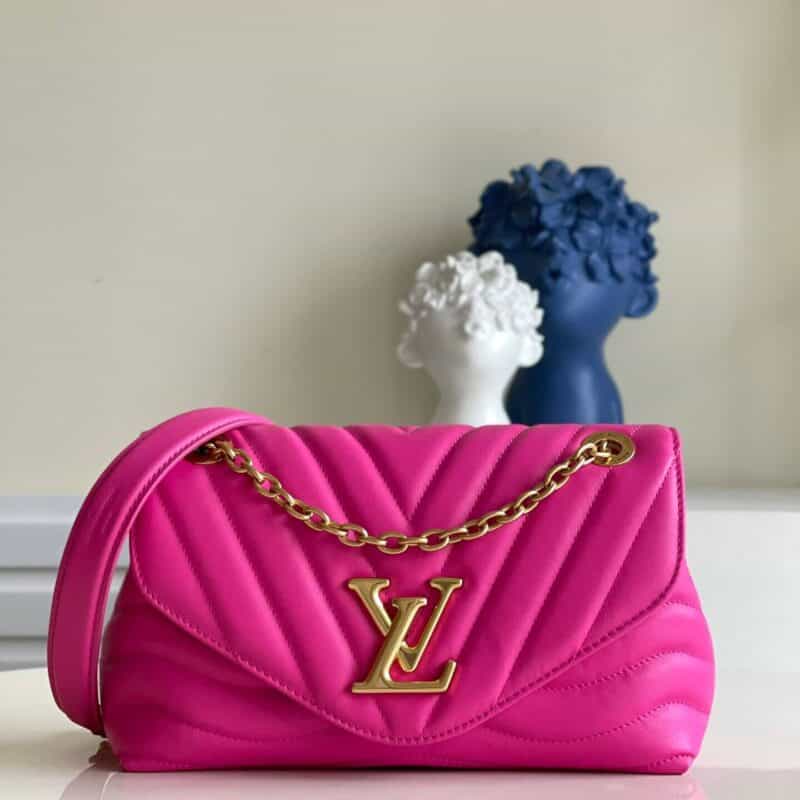 LV New Wave Chain Bag M58553玫红