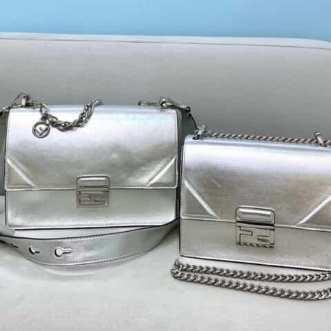 FENDI芬迪进口小牛皮KAN U bag手袋0506BL 0506BS