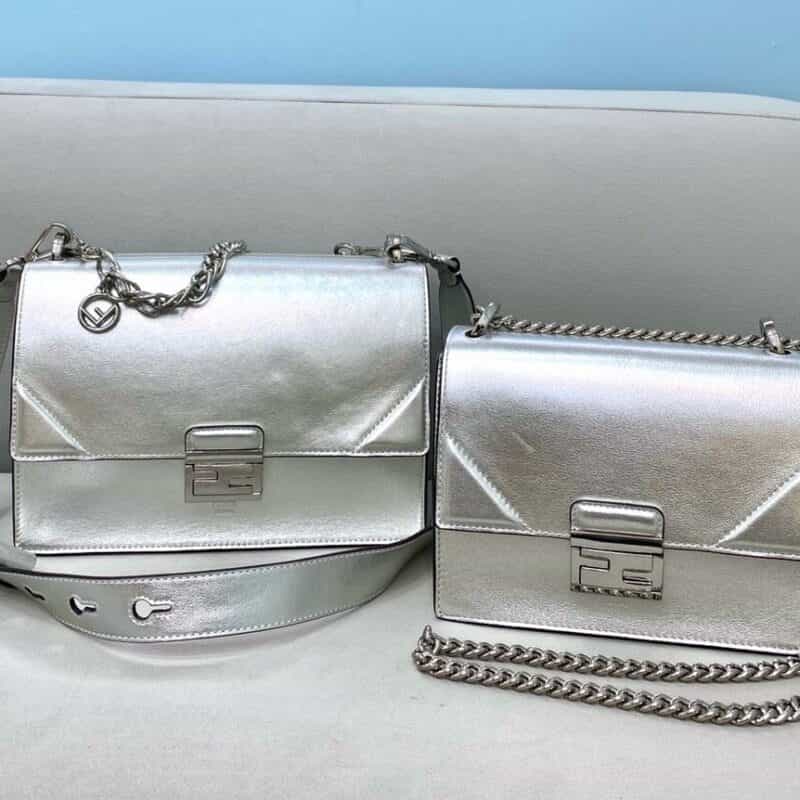 FENDI芬迪进口小牛皮KAN U bag手袋0506BL 0506BS