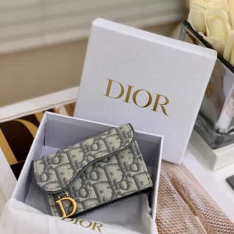 Dior 马鞍翻盖卡夹 S5611CTZQ_M932