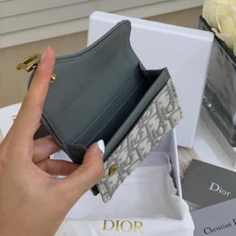 Dior 马鞍翻盖卡夹 S5611CTZQ_M932